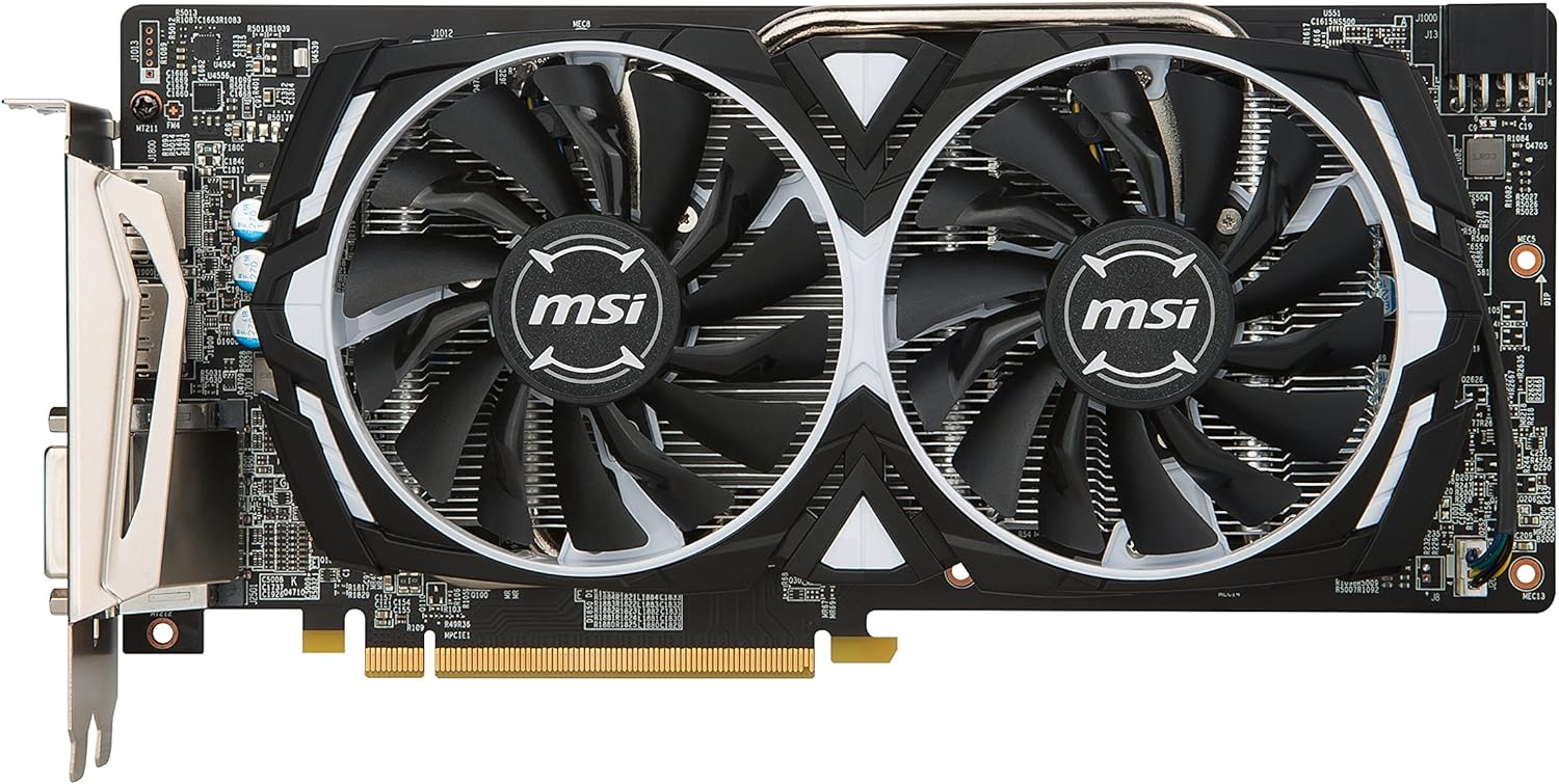 MSI Graphic Card RX 580 8GB ARMOR Used without Box MSI Graphic Card RX 580 8GB ARMOR Used without Box